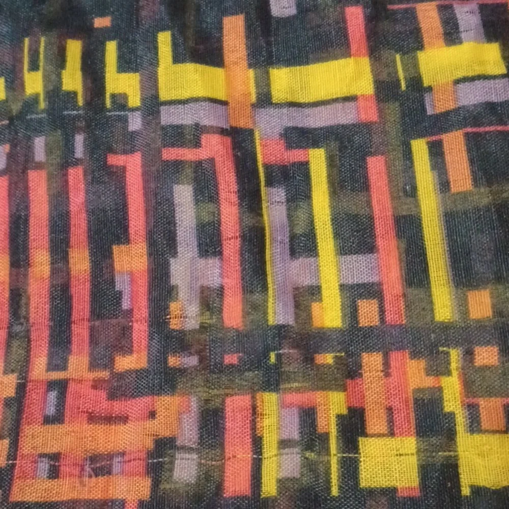 Colorful Geometric Patterned Scarf Shawl